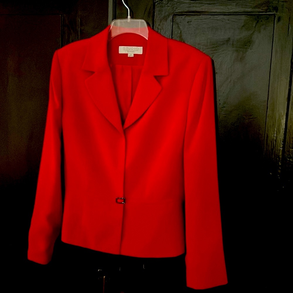 Tahari STUDIO, Size 14, Red Blazer